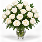 Candlelight | White Rose Arrangement